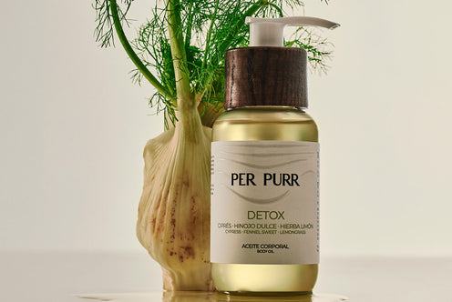 Per Purr: Aceite corporal Detox (Ciprés, Hinojo & Hierba Limón)