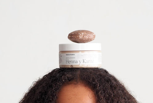 Henna Morena: Mascarilla capilar Henna & Karité (Cabello seco o dañado)