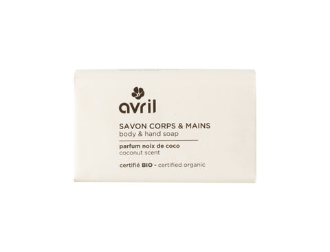 Avril: Savon Corps & Mains (Jabón sólido para cuerpo y manos) Varios tipos.