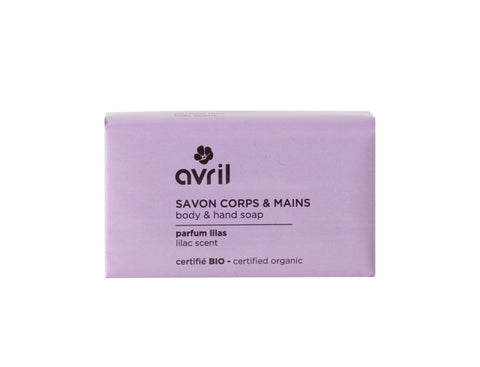 Avril: Savon Corps & Mains (Jabón sólido para cuerpo y manos) Varios tipos.