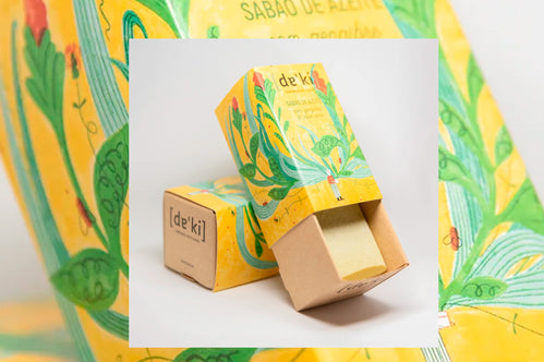 Daki saboaria artesanal: Jabón de aceite con jengibre y aloe vera