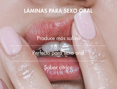 Slow Sex: Oral sex strips (Láminas mentoladas orales)