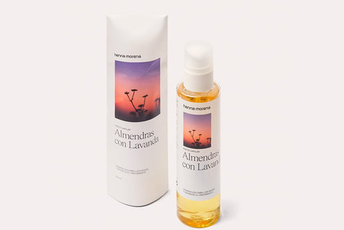 Henna Morena: Aceite capilar almendras y lavanda (Especial fortalecedor)