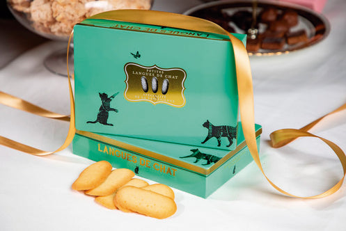 La Sablesienne: Galletas Lenguas de Gato (Lata 160g)