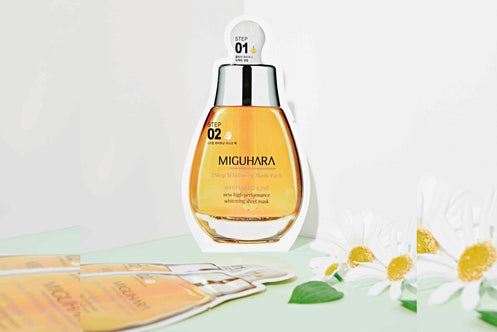 Miguhara: 2 Step Whitening (Mascarilla iluminadora en dos pasos)