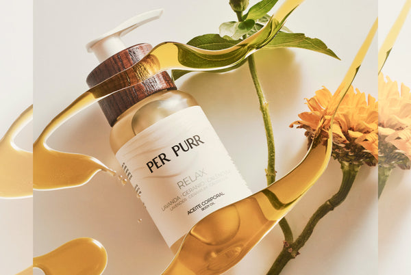 Per Purr: Aceite corporal Relax (Lavanda, Geranio & Caléndula)