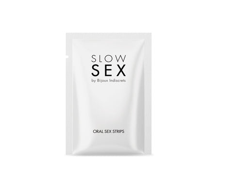 Slow Sex: Oral sex strips (Láminas mentoladas orales)