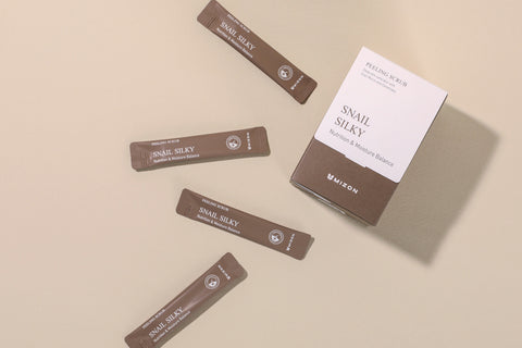 Mizon: Snail Silky Peeling Scrub (Exfoliante en monodosis)
