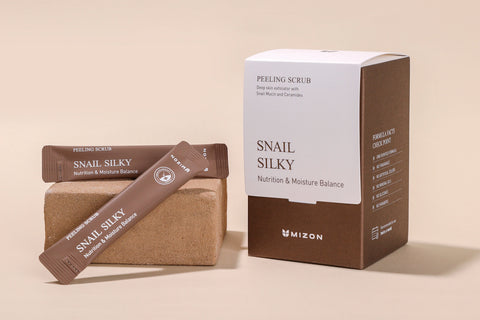 Mizon: Snail Silky Peeling Scrub (Exfoliante en monodosis)