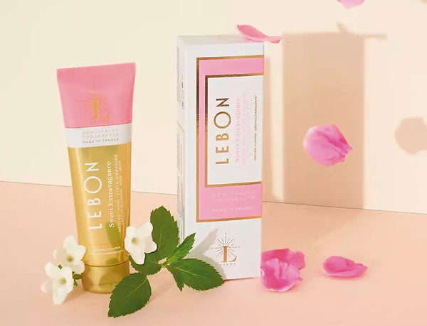 Lebon: Sweet extravagance (Pasta de dientes de rosa, flor de naranjo y menta) - Varios tamaños