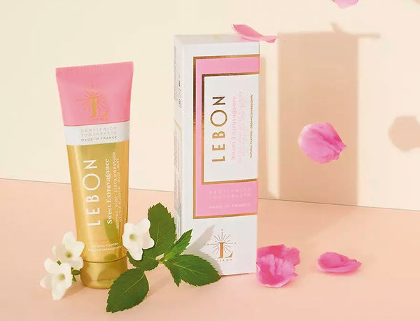 Lebon: Sweet extravagance (Pasta de dientes de rosa, flor de naranjo y menta)