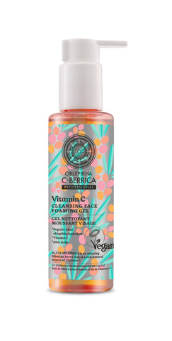 Natura Siberica: C-Berrica - Vitamin C Cleansing Face Gel (Gel Limpiador Facial Espumoso)