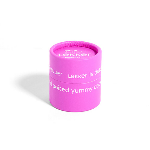Lekker: Natural Deodorant - Varios aromas (Desodorante en crema natural)