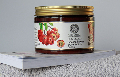 Flora Siberica: Siberian Rowan Body Scrub Modeling (Exfoliante Corporal Remodelante)