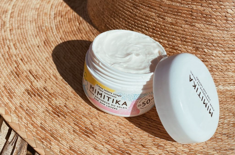 Mimitika: Créme Solaire Visage SPF50 (Crema Facial SPF50)