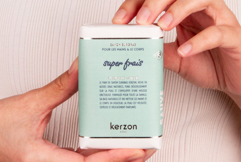 Kerzon: Savon Parfume Super Frais (Jabón corporal sólido)