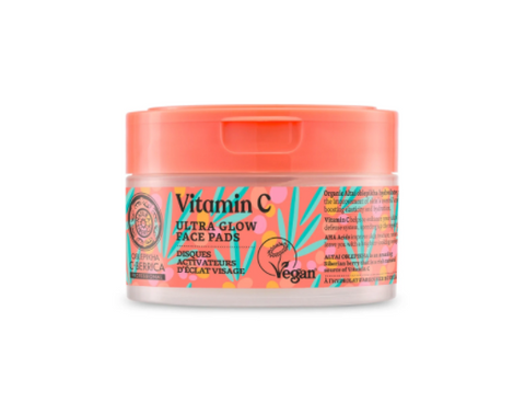 Natura Siberica: C-Berrica Vitamin C - Ultra Glow face pads (Discos faciales ultrailuminadores)