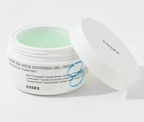 COSRX: Green Tea Aqua Soothing Gel Cream (Crema en gel calmante)