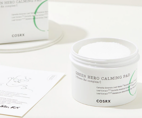 COSRX: Green Hero Calming Pad (Discos limpiadores y calmantes)