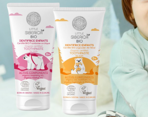 Little Siberica BIO: Dentifrice Enfants - Varios sabores (Pasta de dientes infantil)