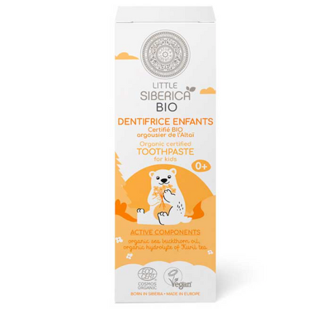 Little Siberica BIO: Dentifrice Enfants - Varios sabores (Pasta de dientes infantil)