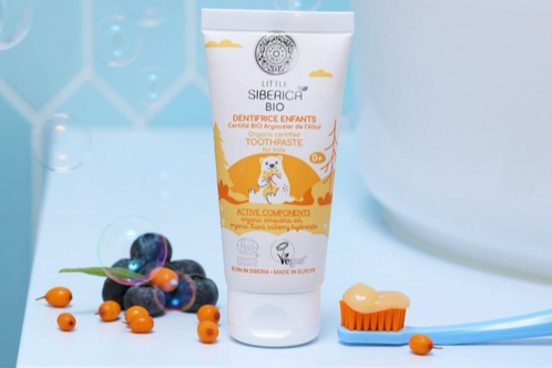 Little Siberica BIO: Dentifrice Enfants - Varios sabores (Pasta de dientes infantil)