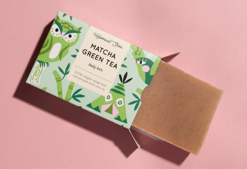 Helemaal Shea: Matcha Green Tea soap (Jabón de Té Verde Matcha)