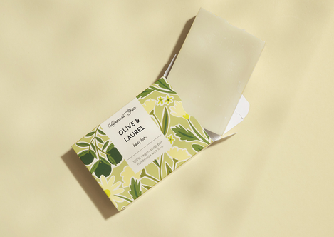 Helemaal Shea: Olive & Laurel soap (Jabón de Oliva y Laurel)