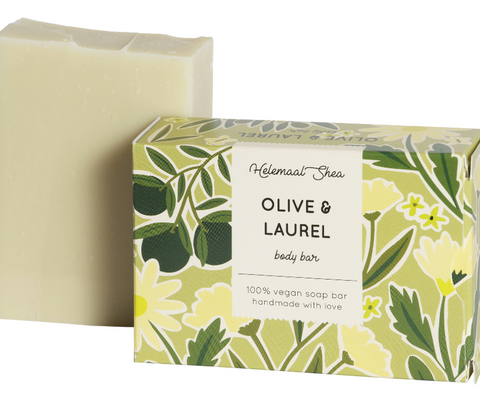 Helemaal Shea: Olive & Laurel soap (Jabón de Oliva y Laurel)