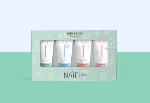 Naïf: Mini Set for Baby & kids (Mini set de viaje para bebés y niños)
