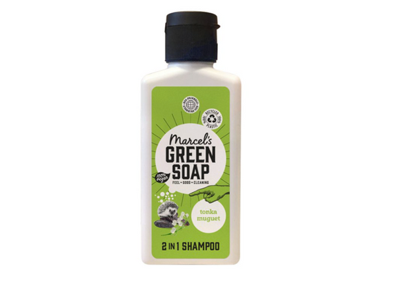 Marcel's Green Soap: 2in1 Shampoo Tonka & Muguet 100ML (Champú 2 en 1 de Tonka y Muguet)