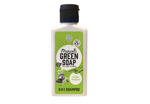 Marcel's Green Soap: 2in1 Shampoo Tonka & Muguet - varios formatos (Champú 2 en 1 de Tonka y Muguet)