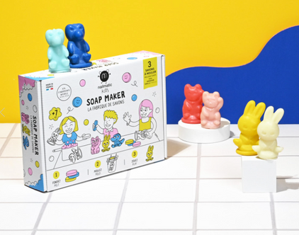Nailmatic Kids: Soap Maker (Kit para fabricar jabones, 3 formas diferentes)
