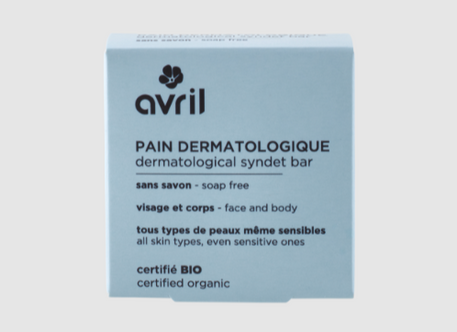 Avril: Pain Dermatologique Syndet Bar (Pastilla limpiadora para cara y cuerpo sin jabón)