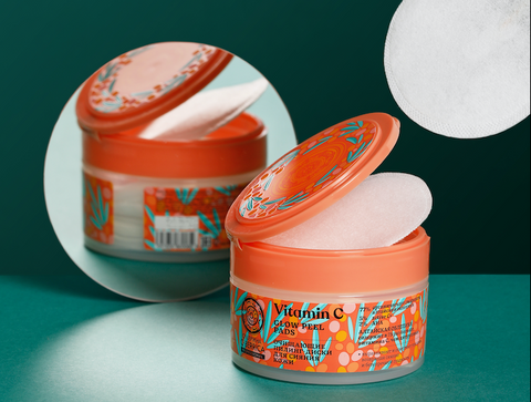 Natura Siberica: C-Berrica Vitamin C - Ultra Glow face pads (Discos faciales ultrailuminadores)