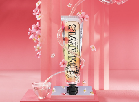 Marvis: Blossom Tea (Pasta de dientes con té negro y flores)