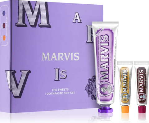 Marvis: The Sweets Toothpaste Gift Set (Set de 3 pastas de dientes)