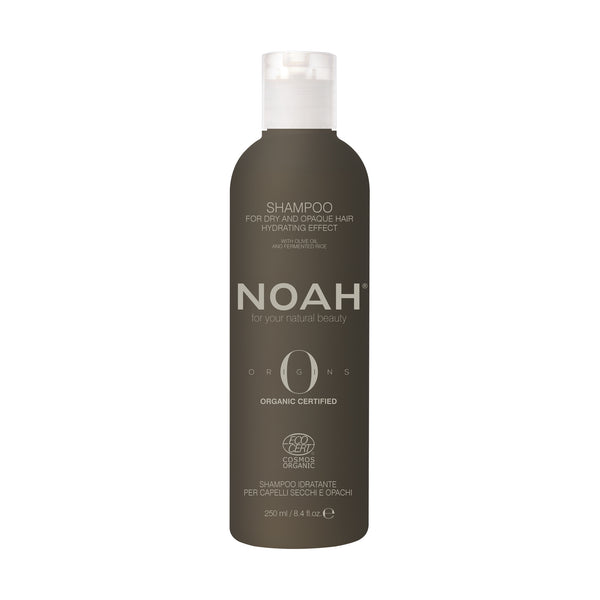 NOAH: ORIGINS Shampoo Hidratante con Oliva y fermentado de Arroz (Champú para pelo seco y frágil)