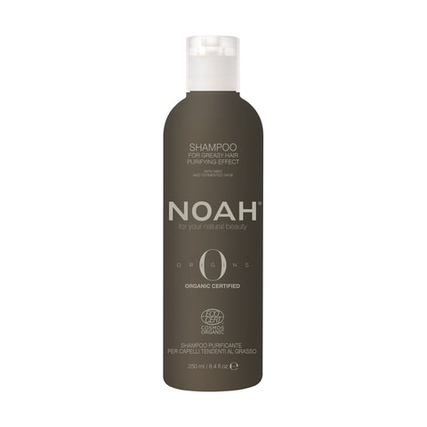 NOAH: ORIGINS Shampoo Purificante con Menta y Salvia (Champú purificante para cabello graso)