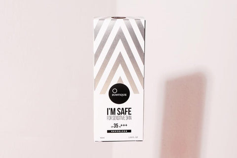 SUNTIQUE: I'm Safe For Sensitive Skin SPF35+ PA+++ (Crema facial SPF35 filtros minerales)
