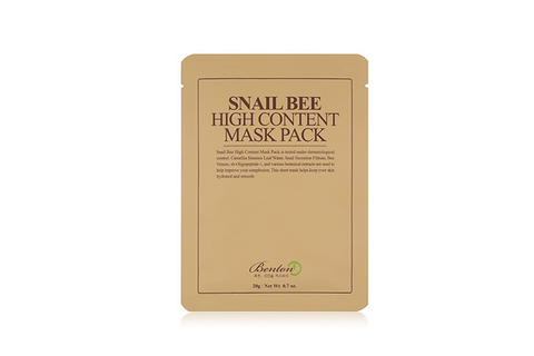 Benton: Snail Bee High Content Mask Pack (Mascarilla Facial Calmante)