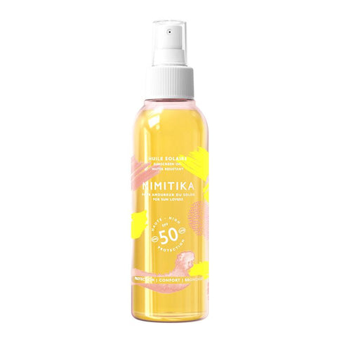 Mimitika: Huile Solaire SPF30/SPF50 (Aceite Solar SPF50 / SPF30)