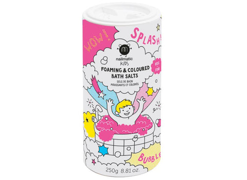 Nailmatic Kids: Foaming & Coloured Bath Salts - Varios colores (Sales de baño espumosas)