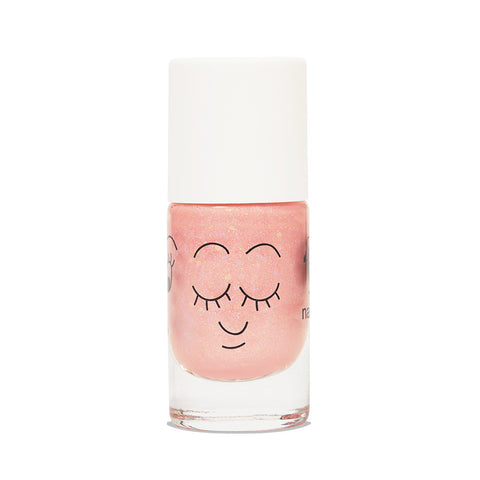 Nailmatic Kids: Vernis Enfant base Eau - Transparent Pailleté (Esmaltes infantiles a base de agua - Tonos Transparentes con brillo)