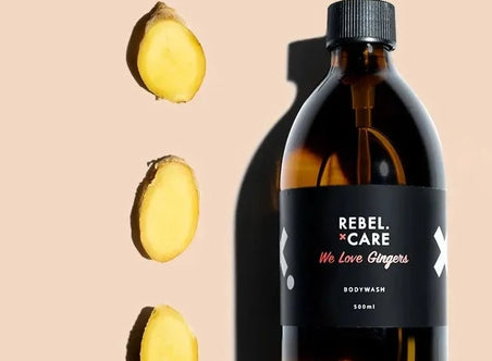 Rebel Care: Bodywash Refill 500ml - We Love Gingers(Jabón corporal de Jengibre)